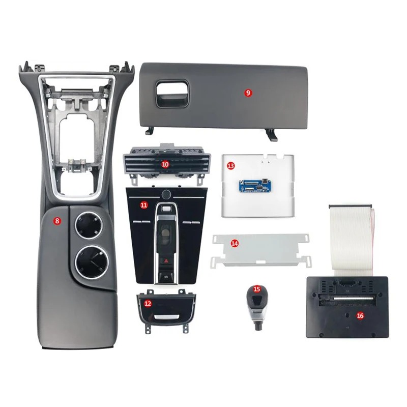 TEGRRAY Full Range Upgraded Interior Kit LCD Instrument Cluster Display Screen and Center for   Panamera 2011-2017